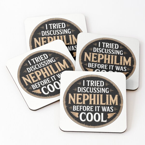 Item preview, Discussing Nephilim - Funny Biblical Giants designed and sold by NatIntrovertSoc.
