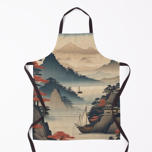 Item preview, Mystical Faraway Land – Retro Japanese Woodblock Design designed and sold by Vandy Fullam.