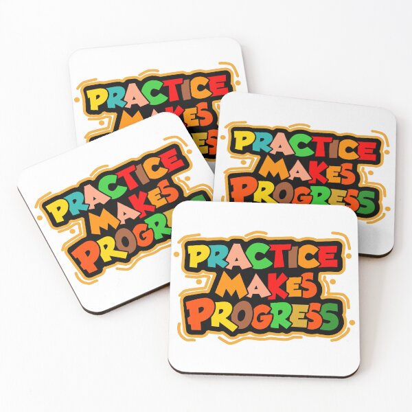 Item preview, Practice makes progress designed and sold by AdrianShirt.