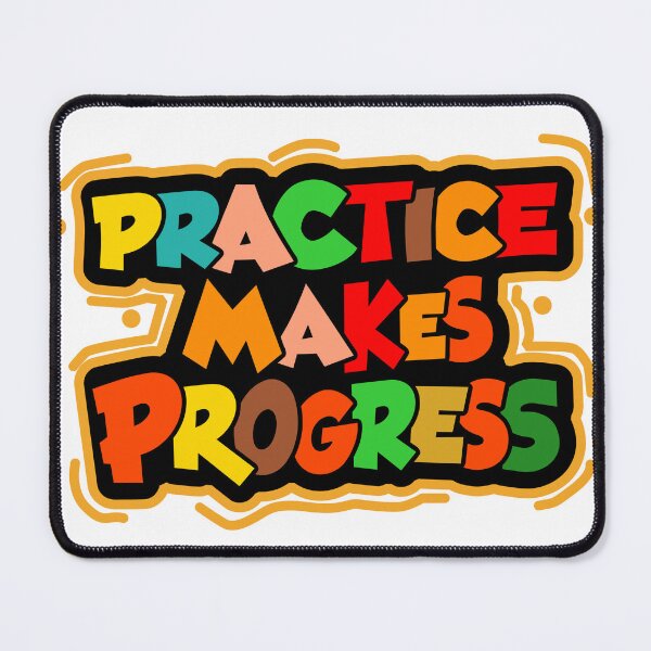 Item preview, Practice makes progress designed and sold by AdrianShirt.