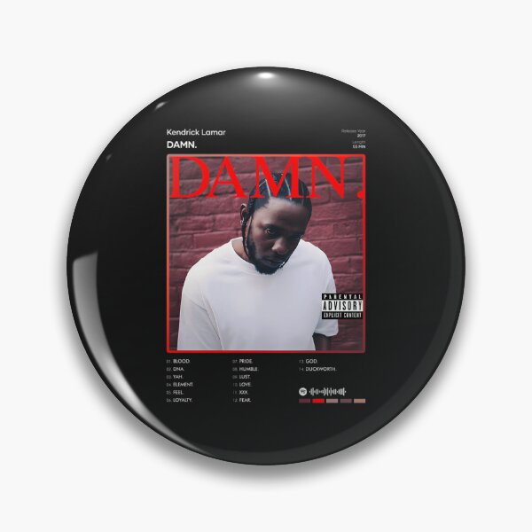 Item preview, Kendrick Lamar - Damn. Tracklist Album designed and sold by cuzmango.