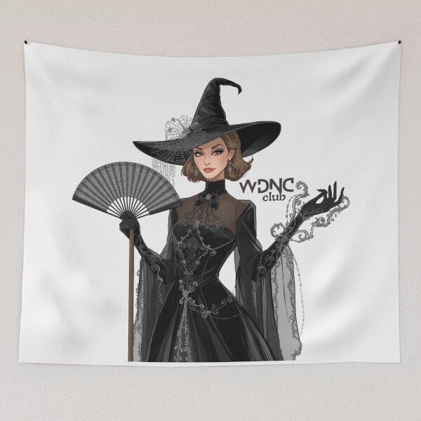 Item preview, WDNC Club Witch – Elegant Halloween Menopause Design designed and sold by jelonkaa.