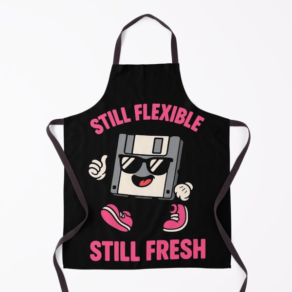 Item preview, Still Flexible Still Fresh Funny Floppy Disk Design designed and sold by TeeTimeTreasure.