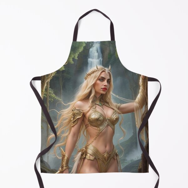 Item preview, Golden Warrior Priestess – Spiritual Fantasy Warrior designed and sold by MissSaylor.