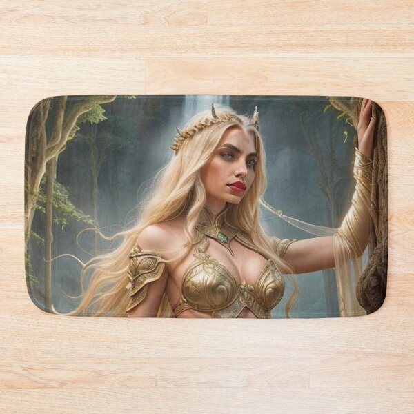 Item preview, Golden Warrior Priestess – Spiritual Fantasy Warrior designed and sold by MissSaylor.