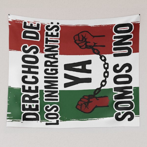 Item preview, Mexican flag immigrant rights designed and sold by Uglyandcute.