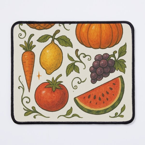 Item preview, Vintage Fruit and Vegetable Illustration designed and sold by Piralez.