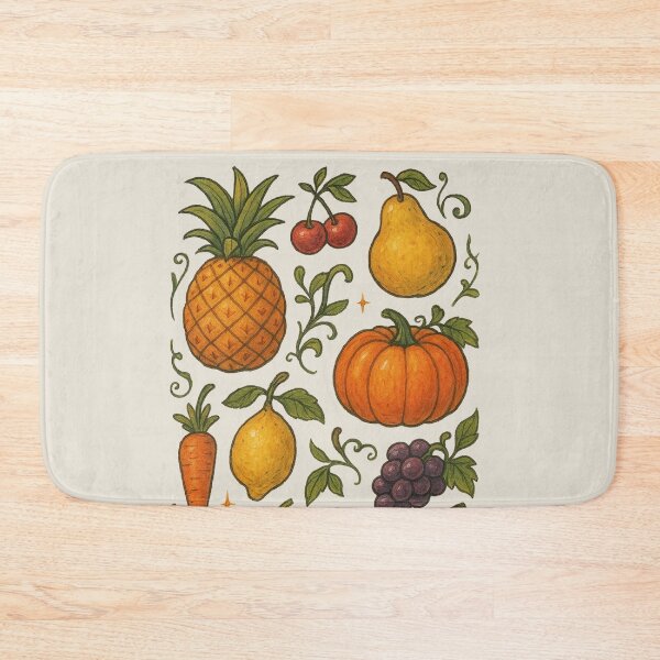 Item preview, Vintage Fruit and Vegetable Illustration designed and sold by Piralez.