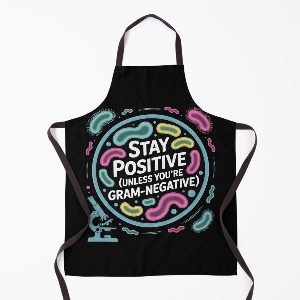 Item preview, Stay Positive (unless you are gram negative), funny science microbiology designed and sold by NoetherSym.