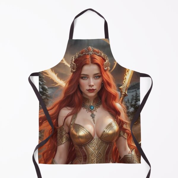 Item preview, Fiery Warrior Goddess – Spiritual Fantasy Warrior designed and sold by MissSaylor.