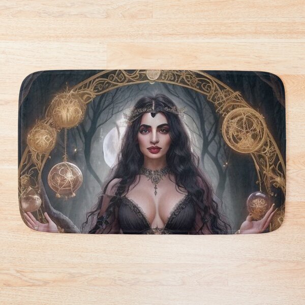 Item preview, Gothic Zodiac Queen Wall Art – Dark Witchcore Fantasy designed and sold by MissSaylor.