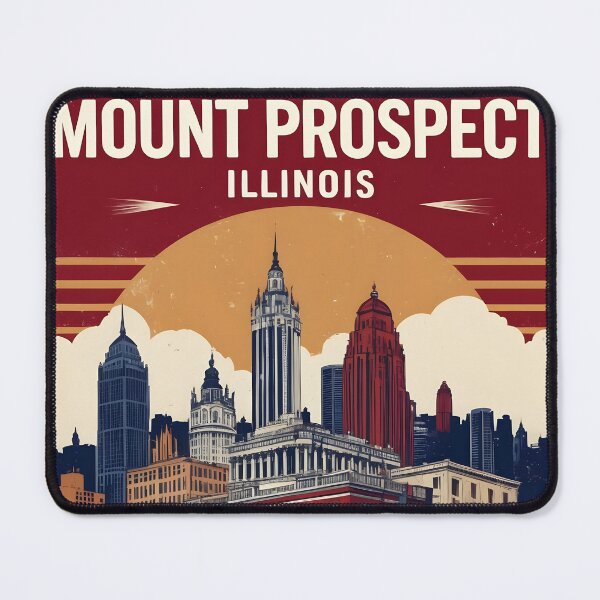 Item preview, Mount Prospect Illinois 1950s USA Vintage Travel Tourism designed and sold by TravelersGems.