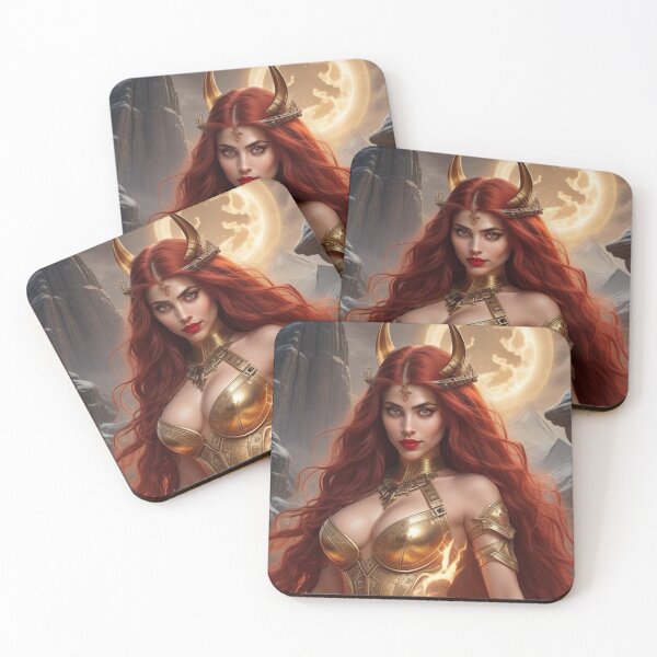 Item preview, Fiery Norse Goddess – Spiritual Fantasy Warrior designed and sold by MissSaylor.