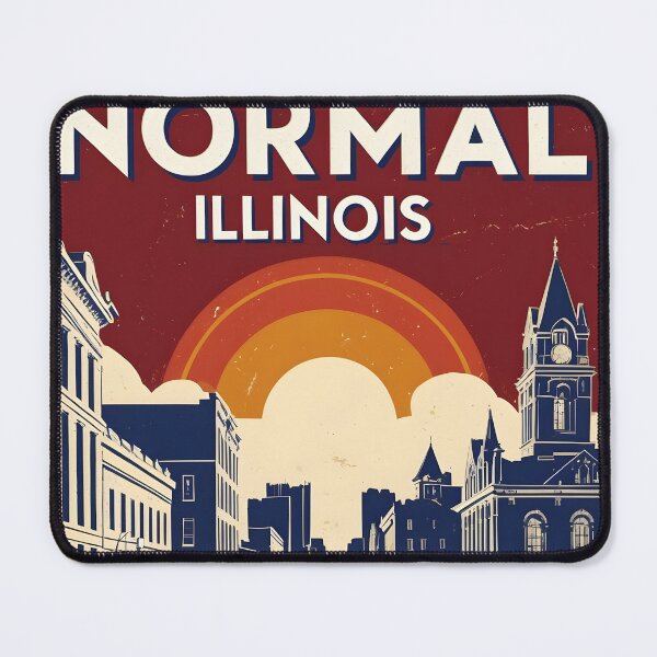 Item preview, Normal Illinois 1950s USA Vintage Travel Tourism designed and sold by TravelersGems.