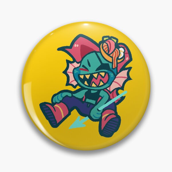 Item preview, Undyne - UNDERTALE (MINI CHIBI) designed and sold by kitsickles.