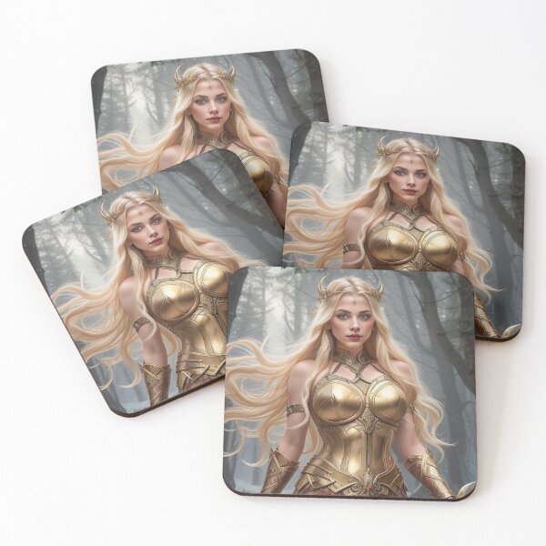 Item preview, Blonde Norse Goddess – Golden Fantasy Warrior designed and sold by MissSaylor.