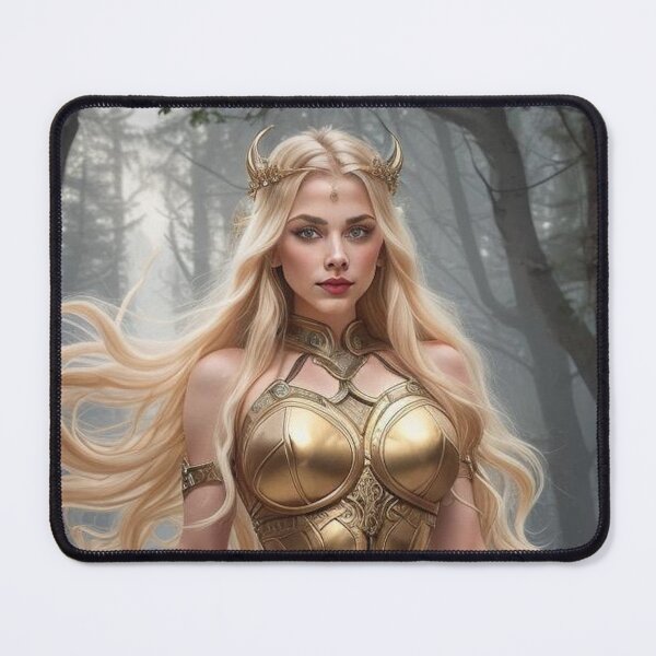 Item preview, Blonde Norse Goddess – Golden Fantasy Warrior designed and sold by MissSaylor.