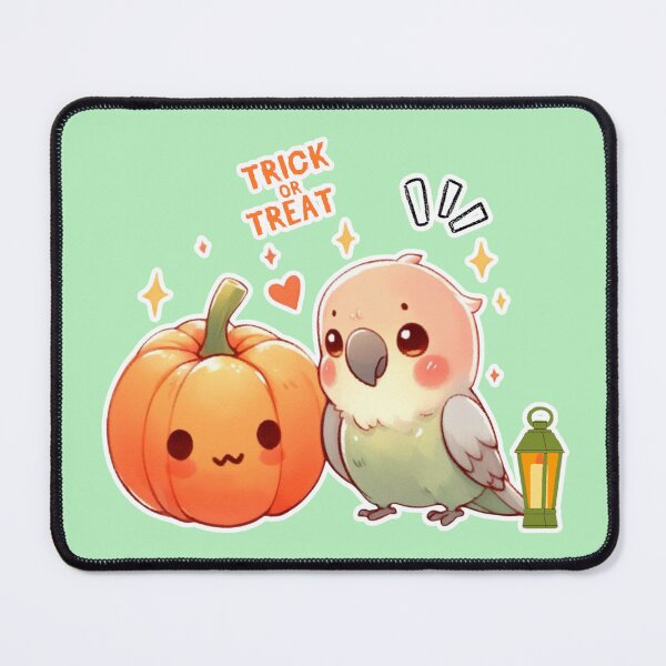 Item preview, Autumn Pumpkin Parrot – Cute Tropical Fall Bird Illustration designed and sold by Sugar Wisdom .