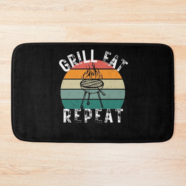 Item preview, Grill eat repeat cool grilling lover grilling meat fan designed and sold by snowry.