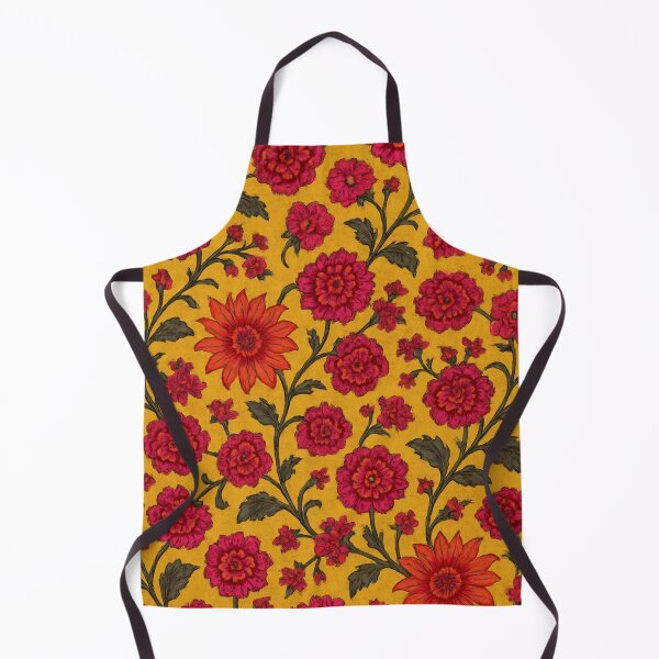 Item preview, Pink Floral Pattern on Yellow designed and sold by optimusprime39.
