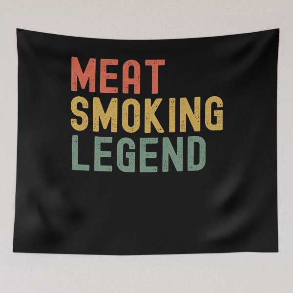 Item preview, Meat Smoking Legend retro pitmaster meat smoker meat lover designed and sold by snowry.