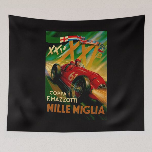 Item preview, Blast from the past a poster variation Mille Miglia#1 designed and sold by Helios Be. Lavsh.