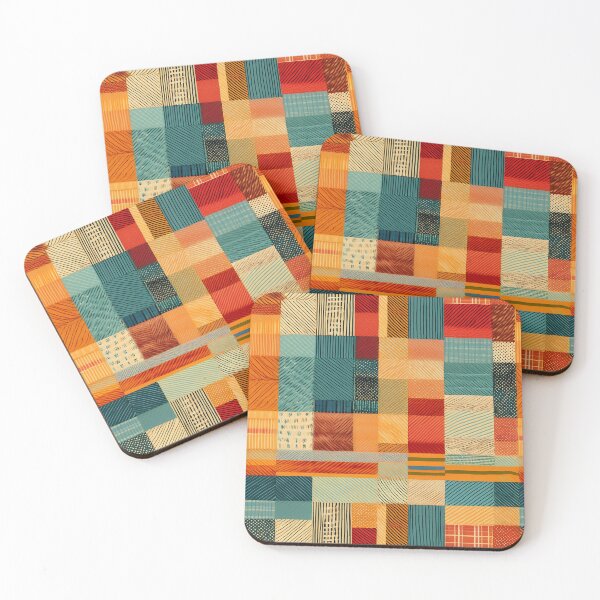 Item preview, Colorful retro pattern design designed and sold by Photopat.