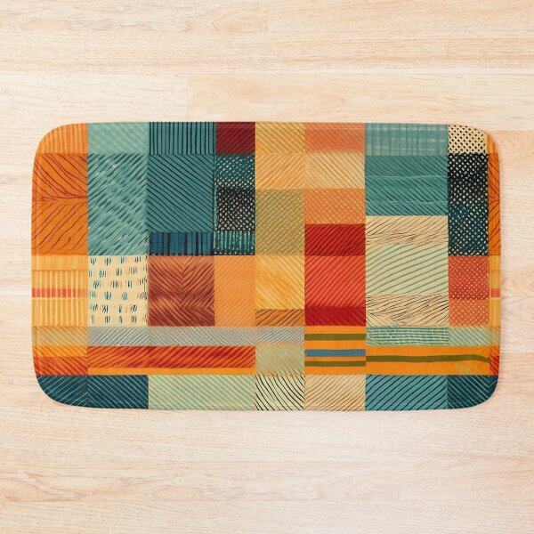 Item preview, Colorful retro pattern design designed and sold by Photopat.