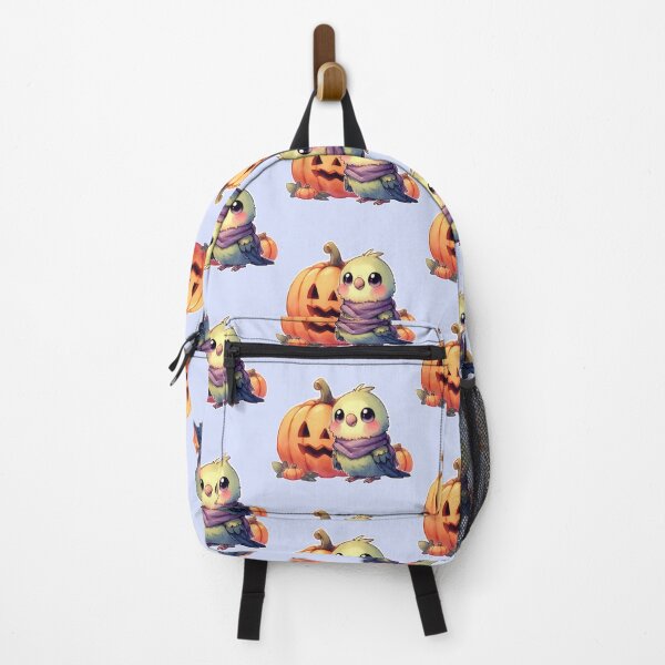 Item preview, Autumn Pumpkin Parrot – Cute Tropical Fall Bird Illustration designed and sold by Sugar Wisdom .