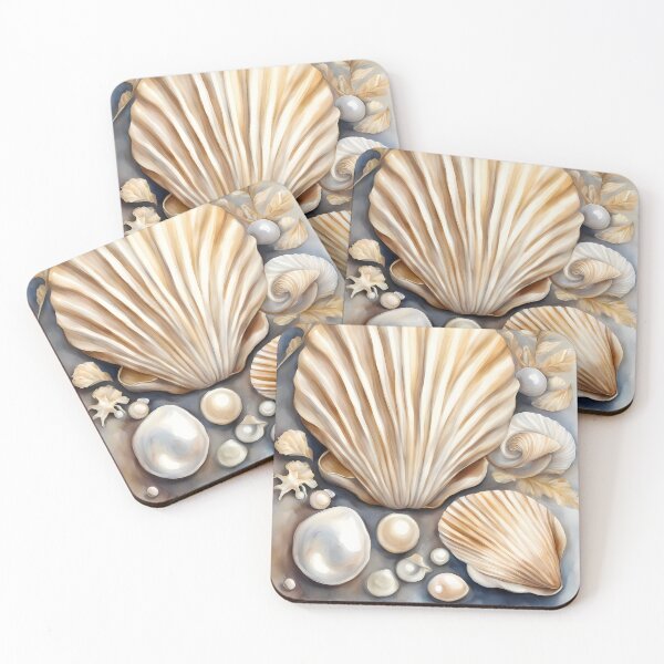 Item preview, Seashells and Pearls designed and sold by CalmnessbyChoice.