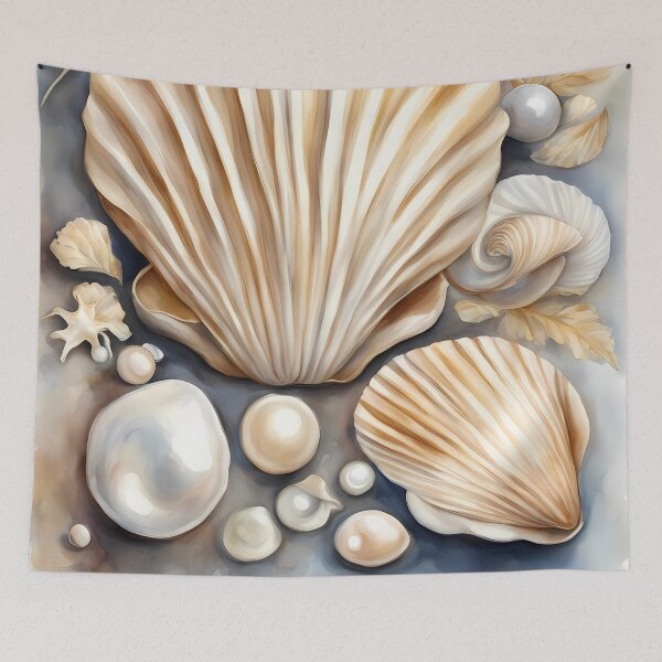 Item preview, Seashells and Pearls designed and sold by CalmnessbyChoice.