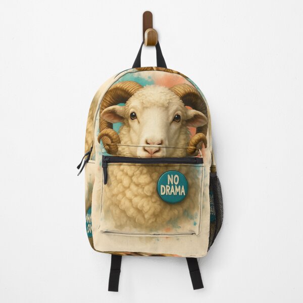 Item preview, No Drama Sheep – Cute & Funny Symbol of Chill Vibes designed and sold by SI-Studio.