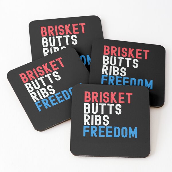 Item preview, Brisket Butts Ribs Freedom Patriotic meat lover 4th of July designed and sold by snowry.