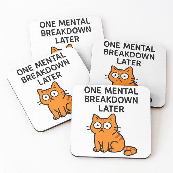 Item preview, Big-Eyed Cat: One Mental Breakdown Later designed and sold by ZorianArt.