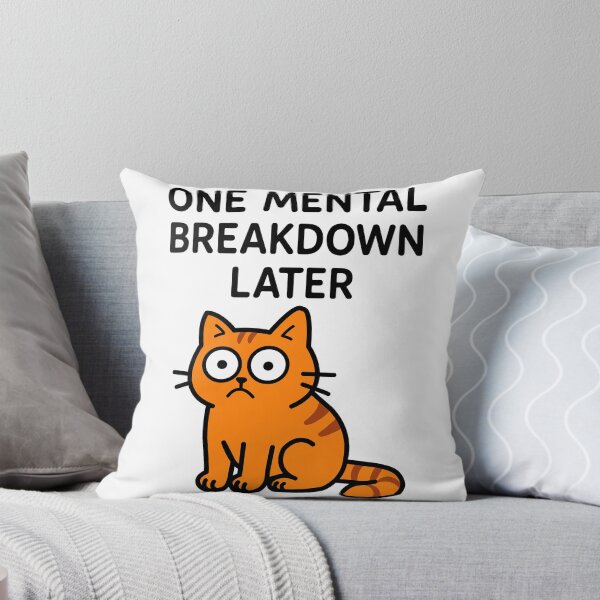 Item preview, Big-Eyed Cat: One Mental Breakdown Later designed and sold by ZorianArt.