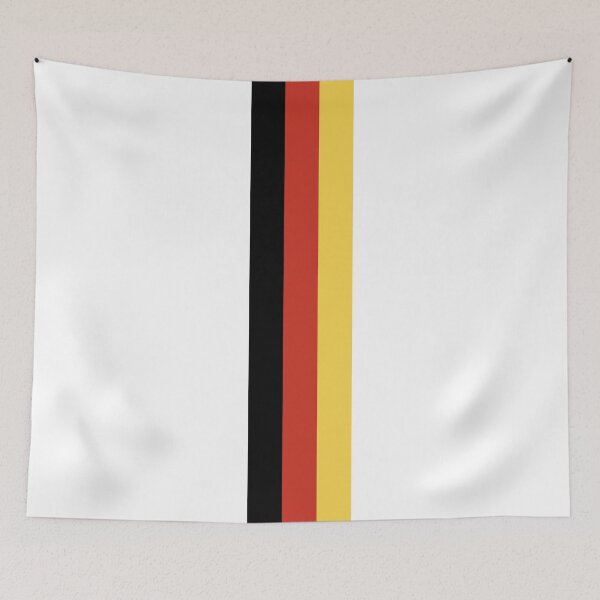 Item preview, Racing Stripes - European - German Flag (white background) designed and sold by Racing Stripes Only.