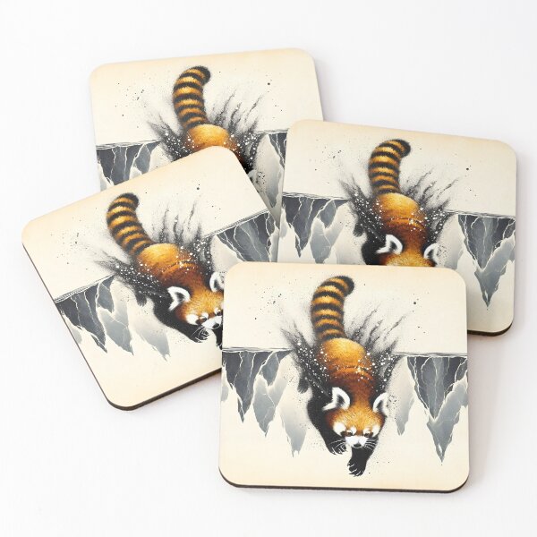 Item preview, Red Panda Diving, Ai Generated Art  designed and sold by ACC .