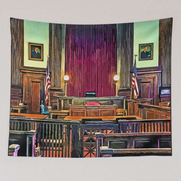 Item preview, Courtroom designed and sold by Susan Savad.
