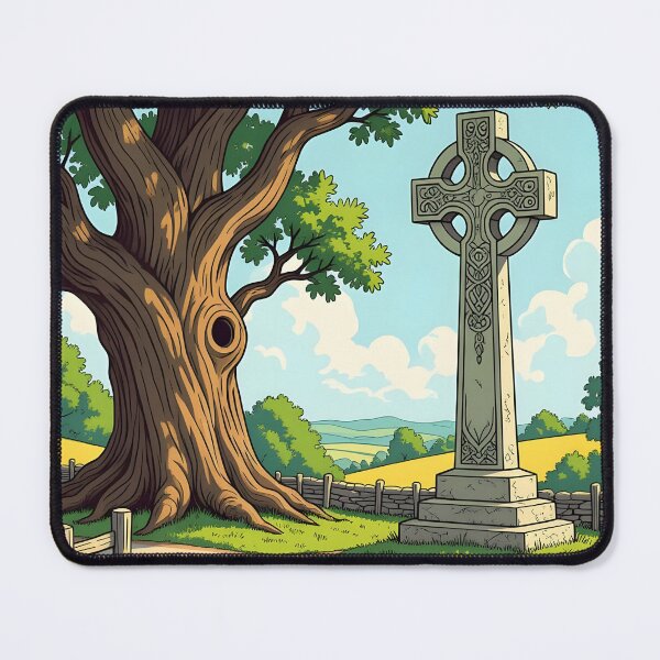 Item preview, Celtic cross and old oak tree designed and sold by Ponted.