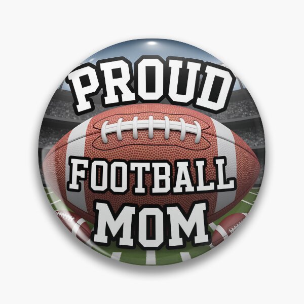 Item preview, Proud Football Mom - Stadium lights and football stadium designed and sold by Qtique.