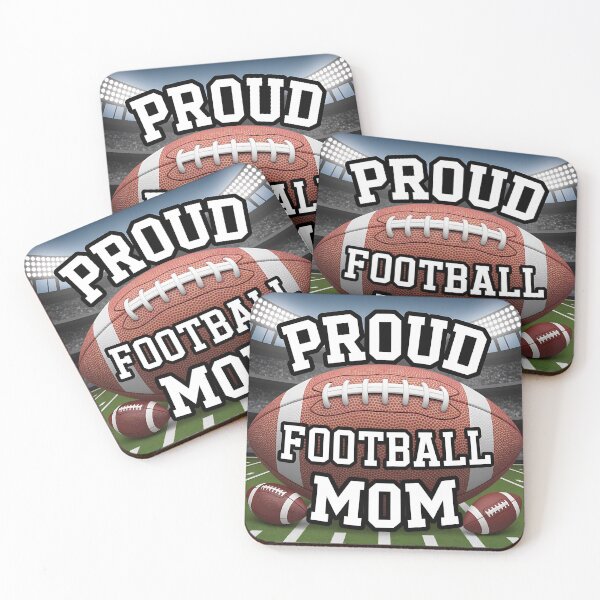 Item preview, Proud Football Mom - Stadium lights and football stadium designed and sold by Qtique.