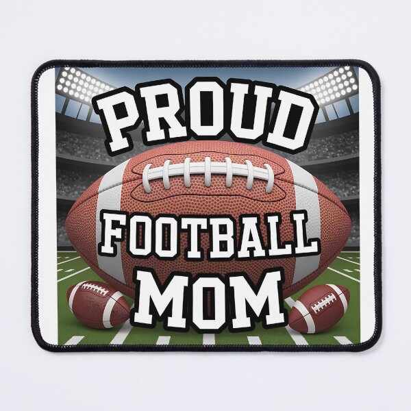 Item preview, Proud Football Mom - Stadium lights and football stadium designed and sold by Qtique.