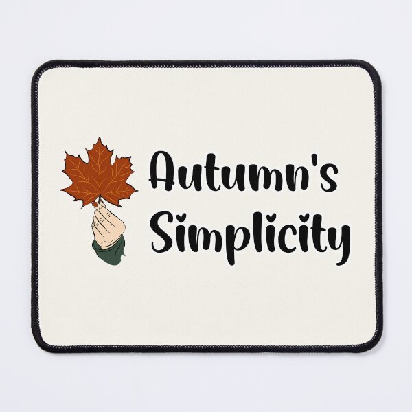 Item preview, Autumn’s Simplicity – Minimal Aesthetic Fall Leaf Design designed and sold by Dantin.