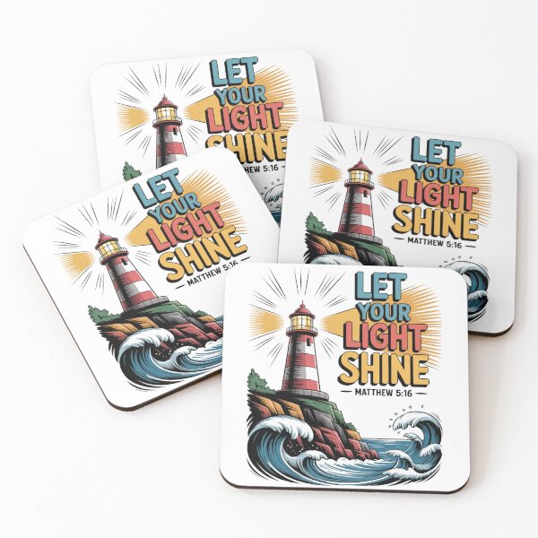 Item preview, Let Your Light Shine – Matthew 5:16 designed and sold by GENX-AUTISM-DAD.