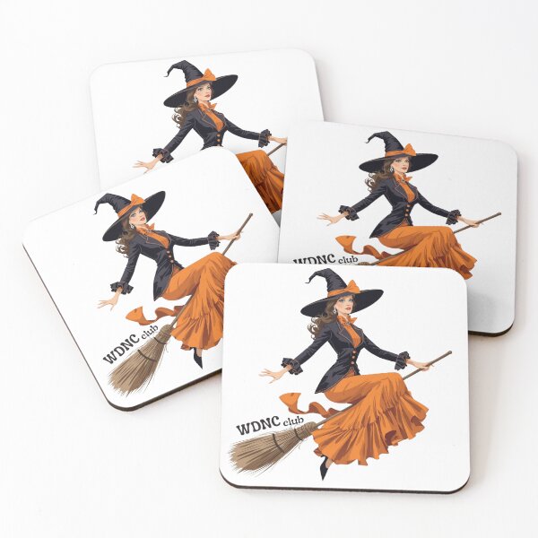 Item preview, WDNC Club Flying Witch – Halloween Menopause Humor Design designed and sold by jelonkaa.