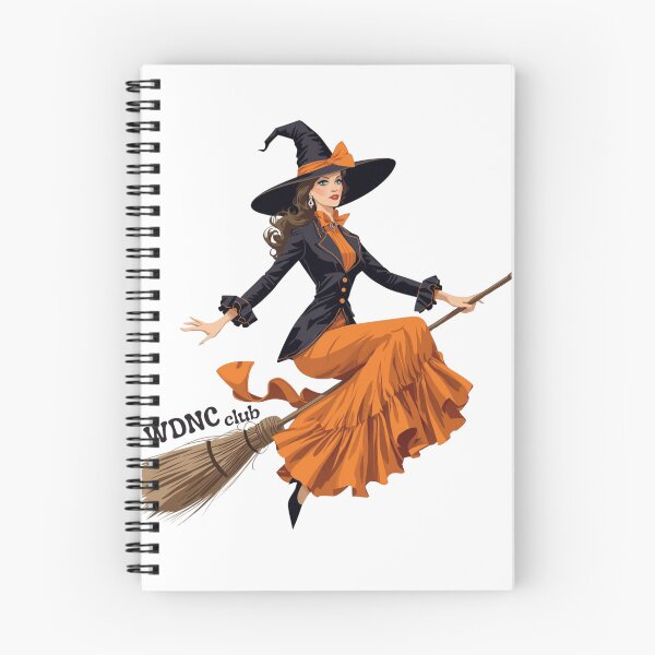 Item preview, WDNC Club Flying Witch – Halloween Menopause Humor Design designed and sold by jelonkaa.