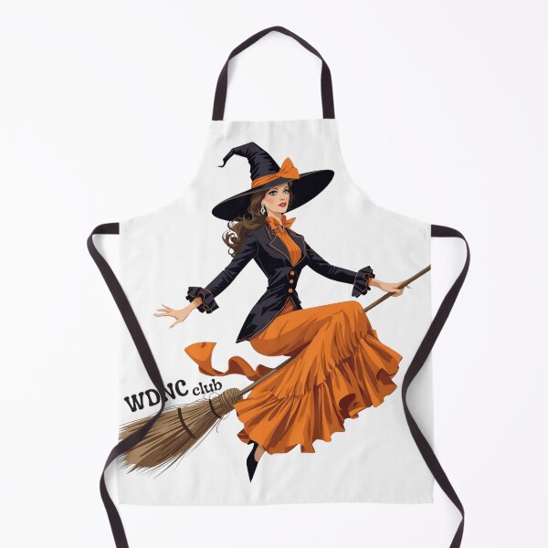 Item preview, WDNC Club Flying Witch – Halloween Menopause Humor Design designed and sold by jelonkaa.