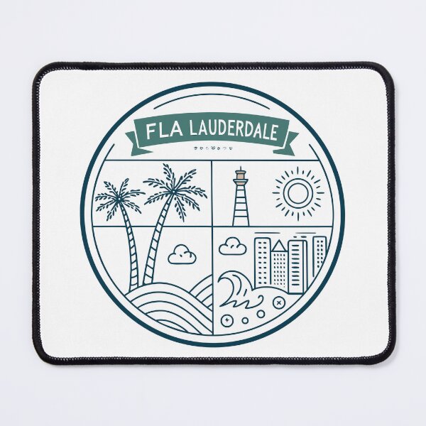 Item preview, FLA Lauderdale Florida Style – Retro Beach Vibes designed and sold by VividOrganica.