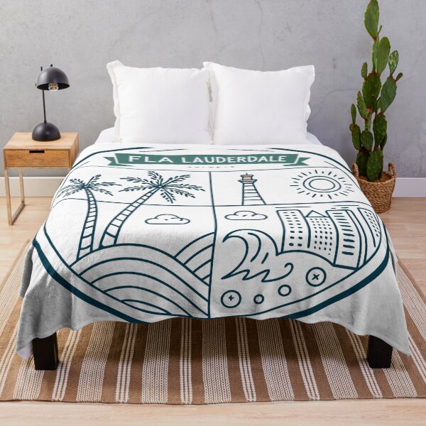 Item preview, FLA Lauderdale Florida Style – Retro Beach Vibes designed and sold by VividOrganica.