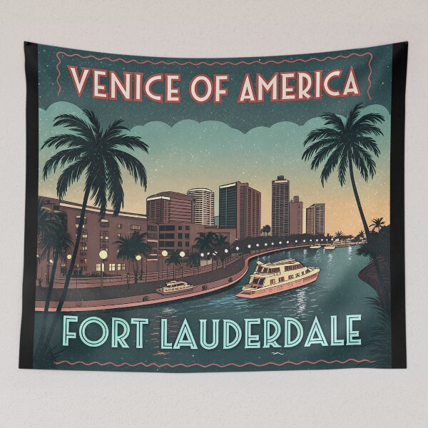 Item preview, Fort Lauderdale Florida Beach Vibes – Sunshine State Coastal Design designed and sold by VividOrganica.